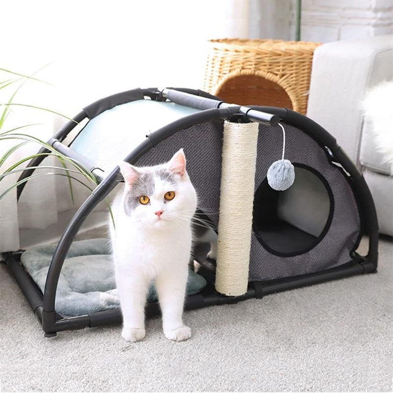 Villa Multifonctionnelle Pour Animaux De Compagnie Double Face