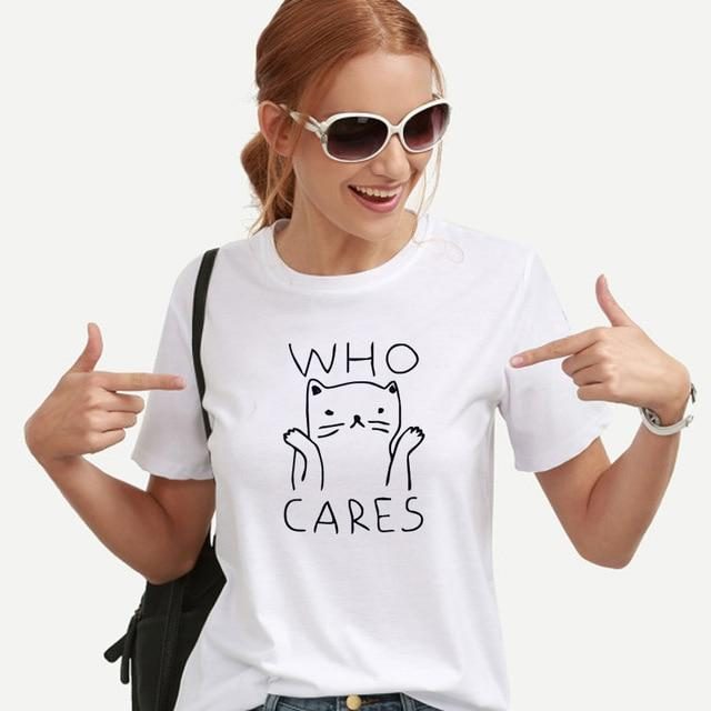 Who Cares T-shirt Graphique